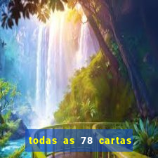 todas as 78 cartas do tarot